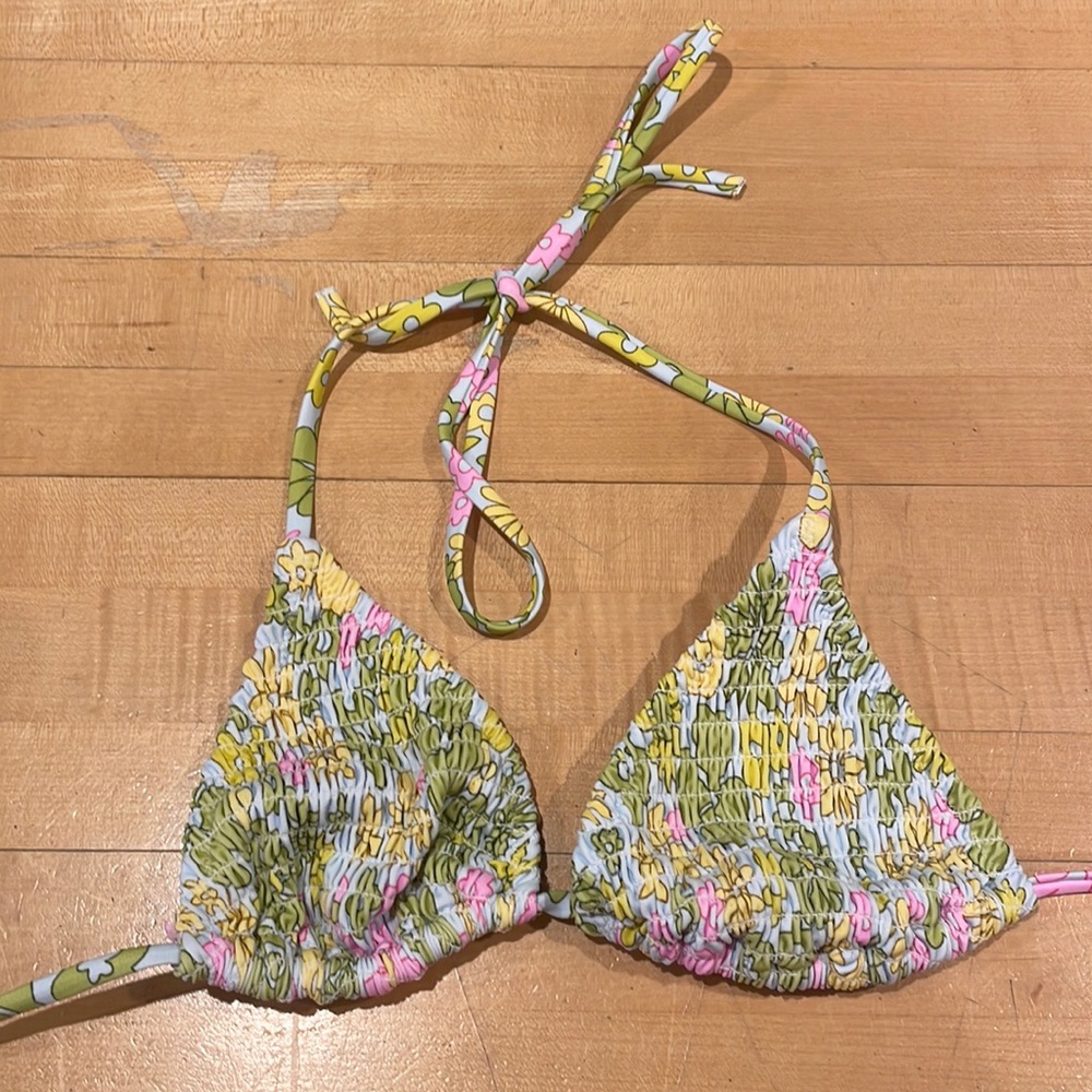 Floral pattern Ruched Princess Polly string bikini